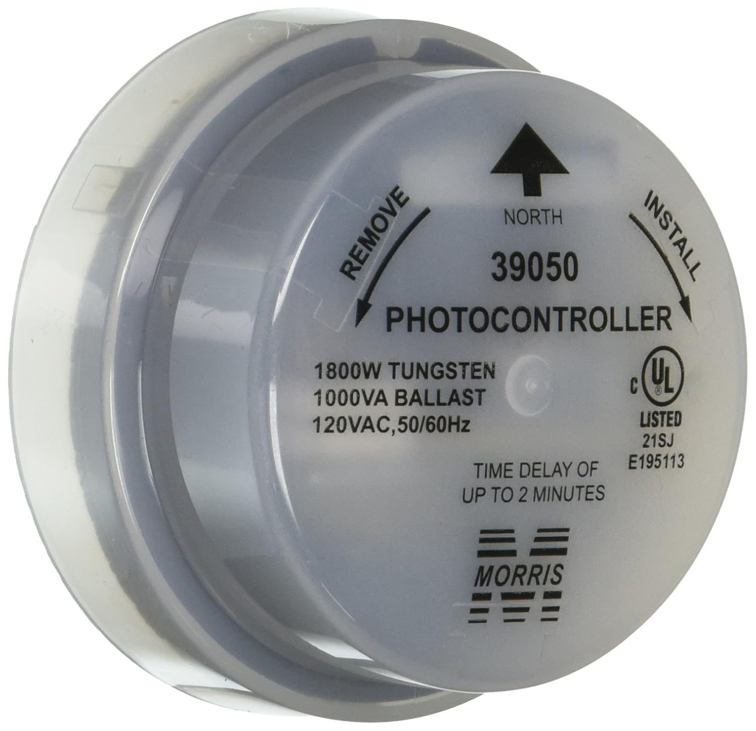 Morris 39050 Locking Type Photocontrol Standard, 120V, 1-Pack