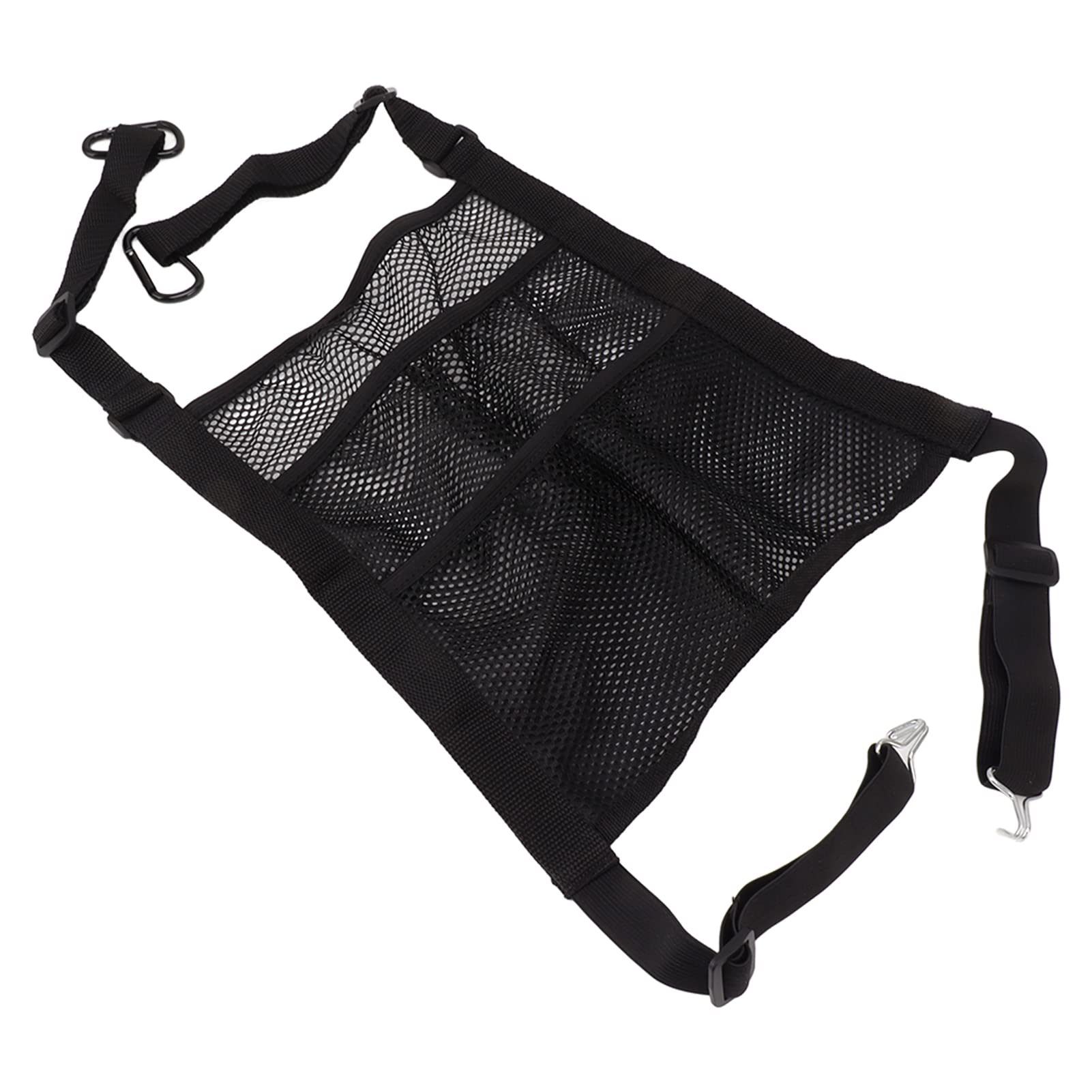 Car Net Bag Barrier 3 Layers Car Net Bag Barrier, Car Backseat Net Bag Barrier Dog Car Net Barrier Car Net Bag Barrier Nylon Stretchable Barrier of Backseat Pet Universal