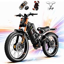 eAhora Romeo Pro 3 Electric Bike for Adults,6000W 52MPH