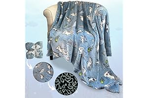 Shark Throw Blanket: A Glowing Delight for Shark Week Enthusiasts