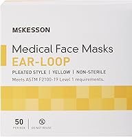 Vista 7 de McKesson Procedure Mask Pleated 91-2101