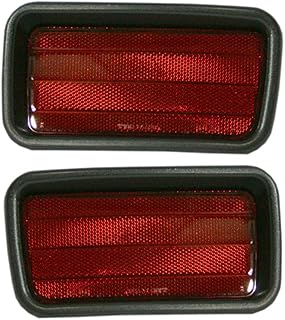 For 1999 2000 2001 2002 2003 2004 Mitsubishi Montero Sport Pair Driver and Passenger Side Rear Reflector DOT Certified MI1184101 MI1185101 - Replaces MR439715 MR439716 |