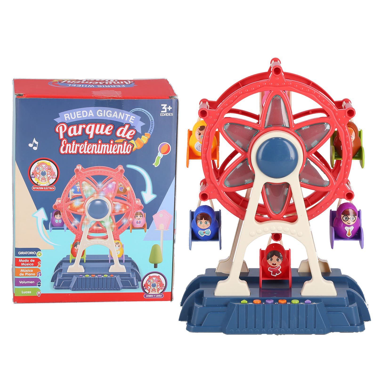HAPPY HUES® Amusement Park Toy with LED Lights, Sound, and Movement. Take Your Imagination on A Ride | Fun Toys for Boys & Girls (B0BW6N7P1H) Amazon Price History, Amazon Price Tracker