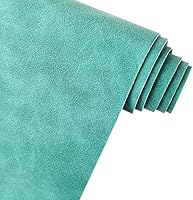 Vista 1 de Tela de Gamuza Sintética Suave Cian 30x135cm, Cuero Sintético Esmerilado para Decoración de Coches y Textiles del Hogar