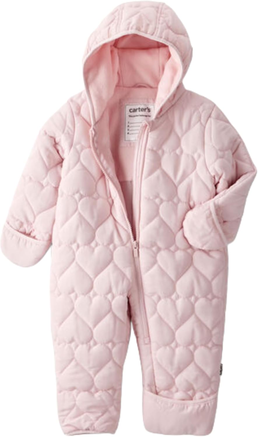 Carter's baby-boys Cozy One-piece Footed Pram Snow Suit - Image 2