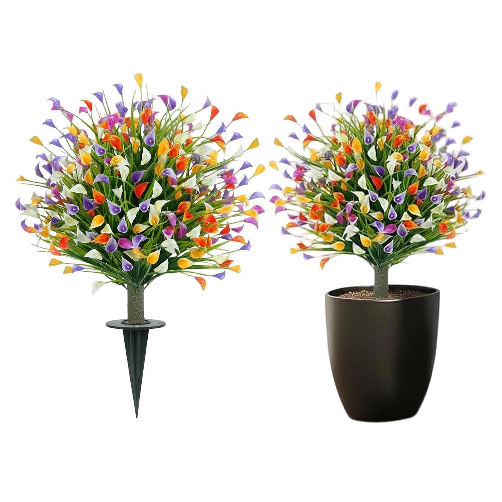 Topiaire artificiel extérieur et fleurs réalistes pour sublimer un balcon ou un bureau