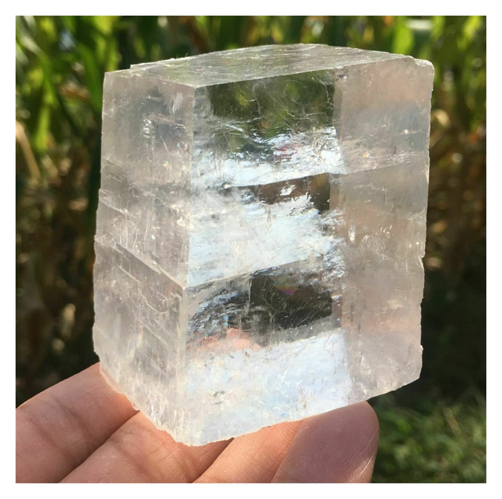 超レア♤ホランド鉱星状インクルージョン入り研磨済み水晶　3セット Amazon.co.jp: 天然アイスランドスパー水晶鉱物教育標本 (Size