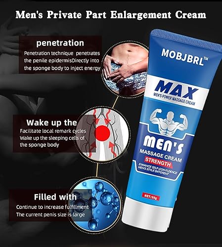 Miniatura 2 de Gel de masaje extra fuerte para hombre - Ungüento de reparación de energía para hombres para aumentar el tamaño, grosor, fuerza y rendimiento para