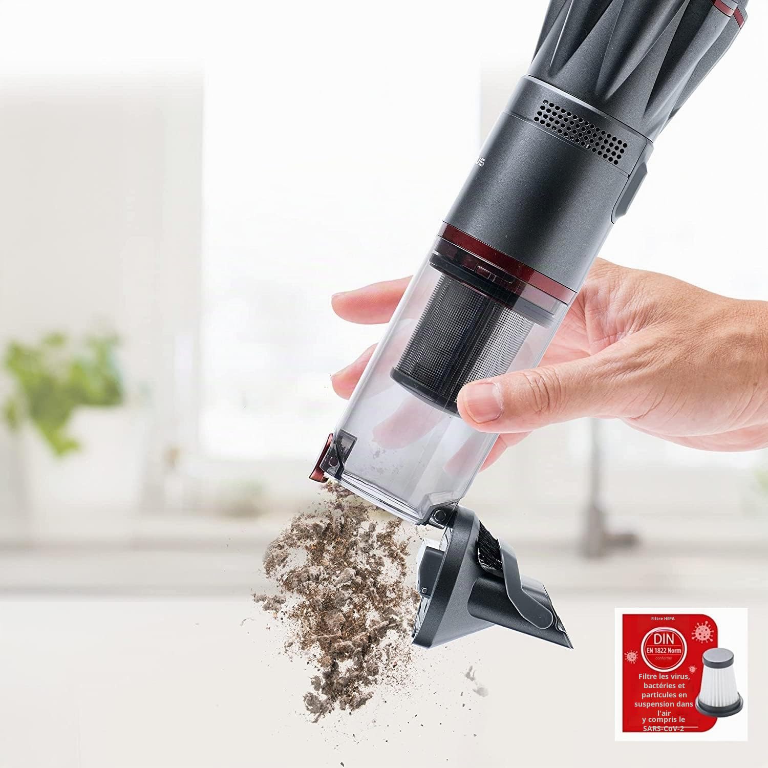 Genius Invictus One 1.0 Aspirateur à main 12 pièces Anthracite