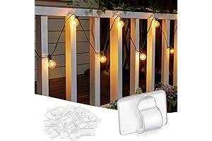 Brightown Clear Light Clips: Metal Christmas Light Clips