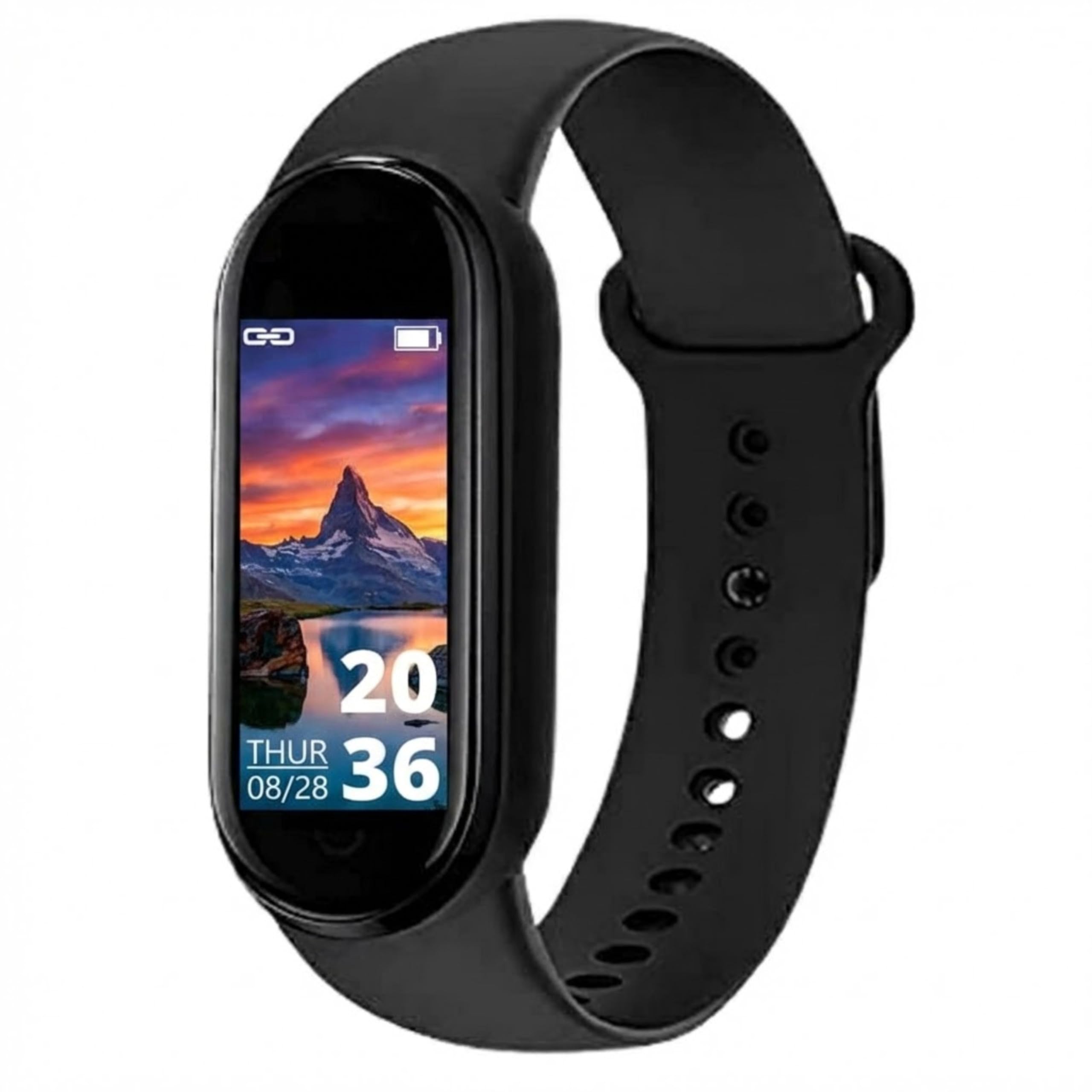 Drumstone Smartband Fitness Bracelet Activity Tracker | Sport Smart Band Wristband with Heart Rate Monitor, Steps, Sleep Tracking & Activity Features for Men & Women