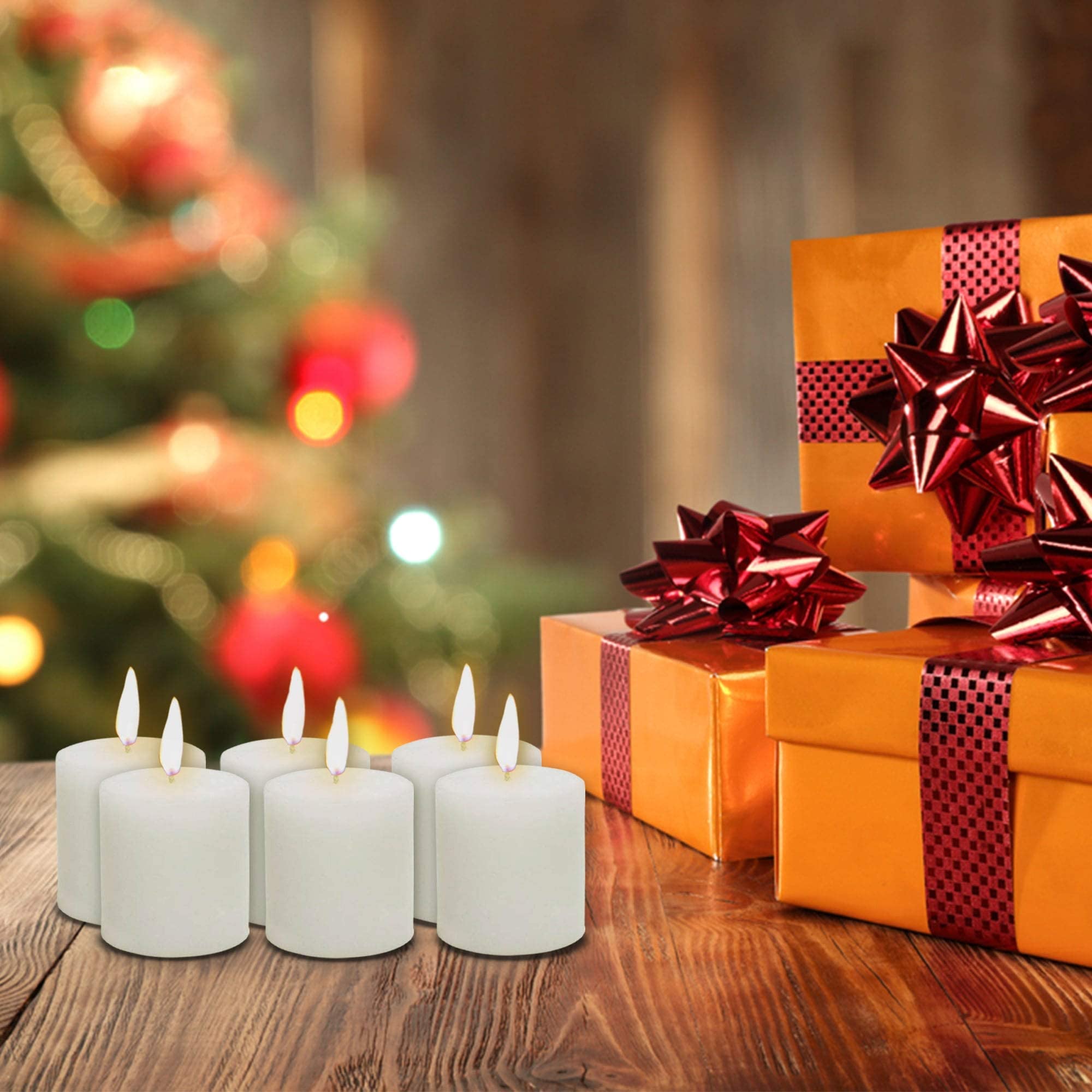 AuraDecor White Pillar Candle | Size 2x2 Inch | Unscented, Smokeless, Dripless Pillar Candle | 12 Hours Burning Time | White Candle | Home Decor | Spa Candle (Pack of 6) (White) (B08NZBJD1B) Amazon Price History, Amazon Price Tracker