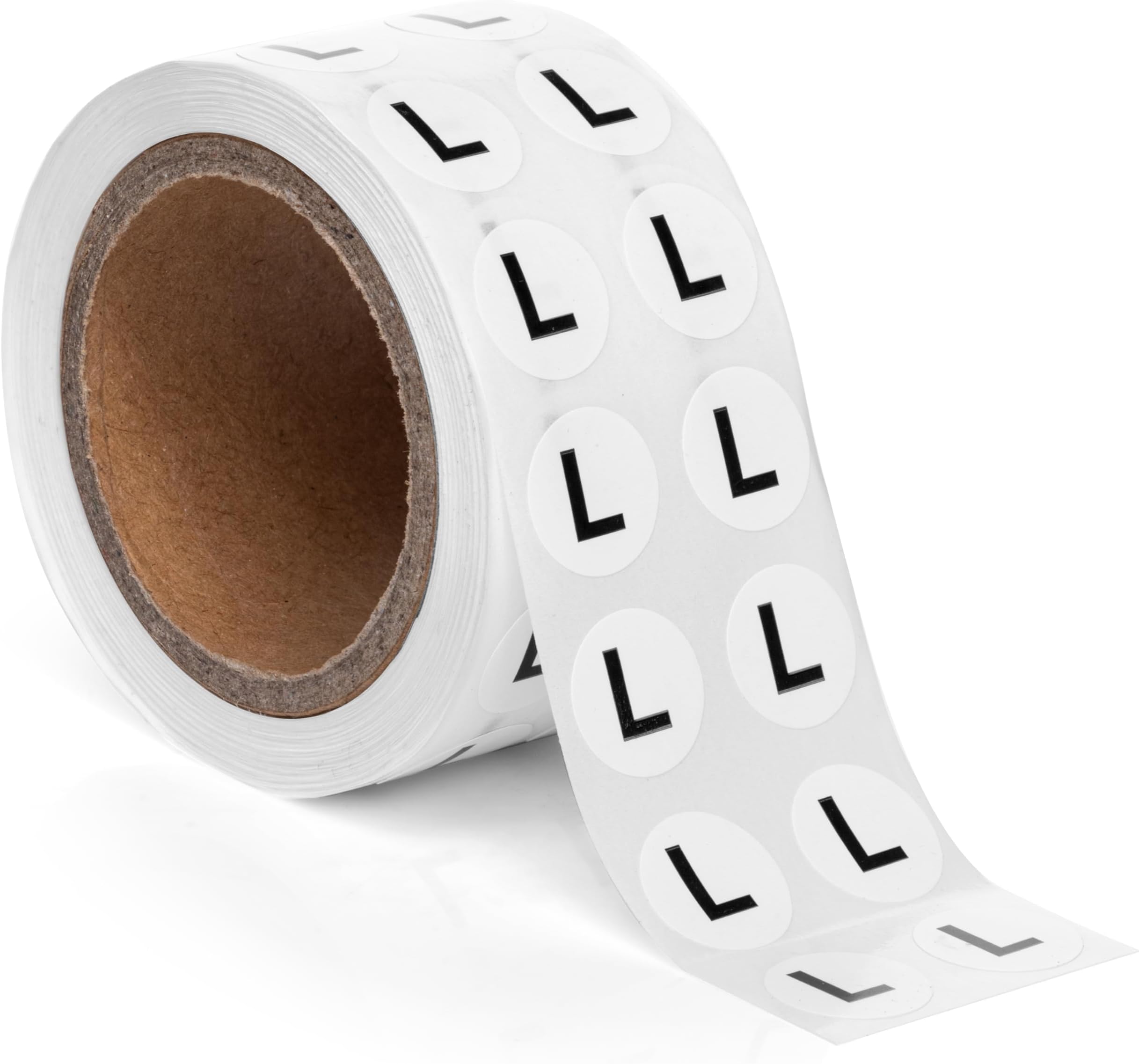 Sutter Signs1000pcs Letter L Stickers, 0.5" Letter Sticker Dot Labels for Organization, Inventory, 1000/roll