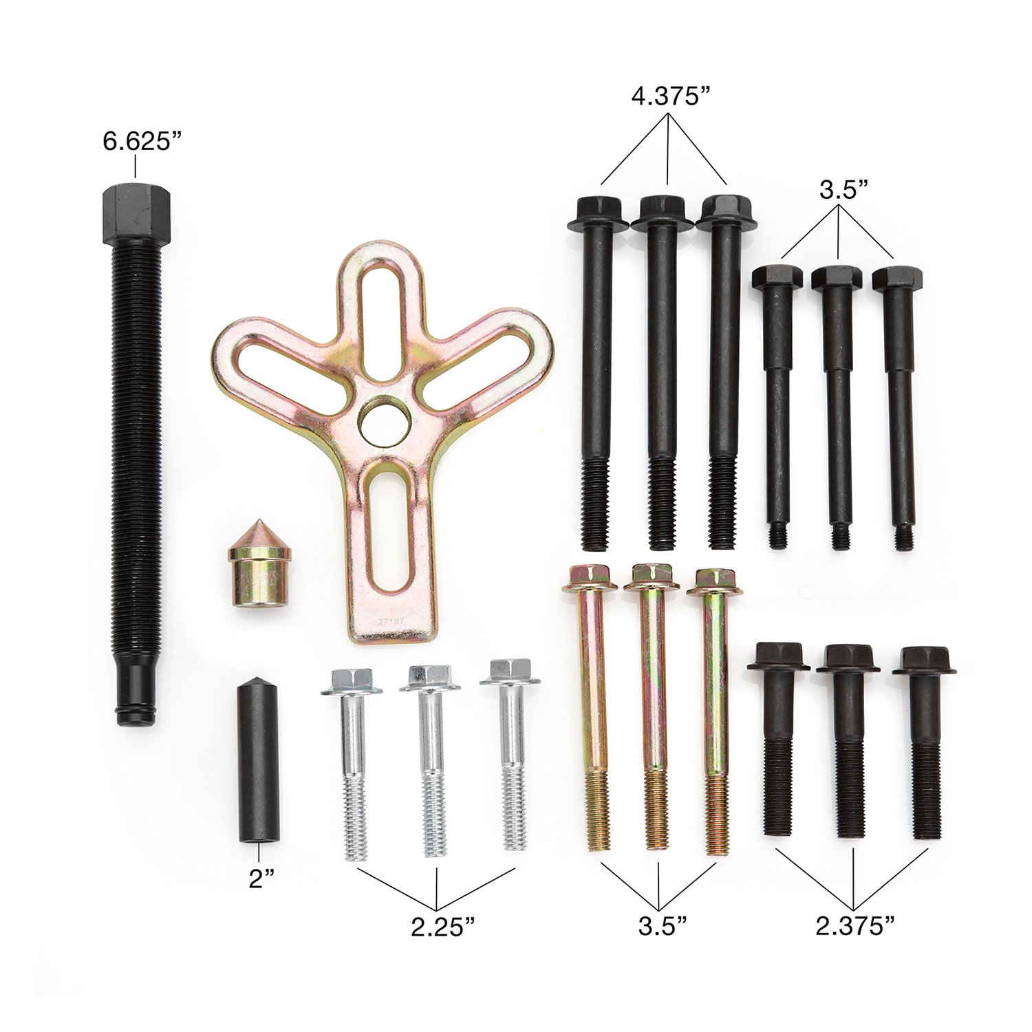 Amazon.com: OEMTOOLS 27187 Harmonic Balancer Puller Kit, Removes
