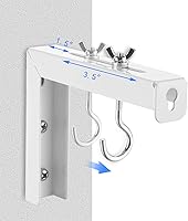 Vista 6 de suptek PRL001 - Soporte universal para proyector de pared, soportes en L para colgar en la pared, ganchos de montaje de extensión ajustables de 6