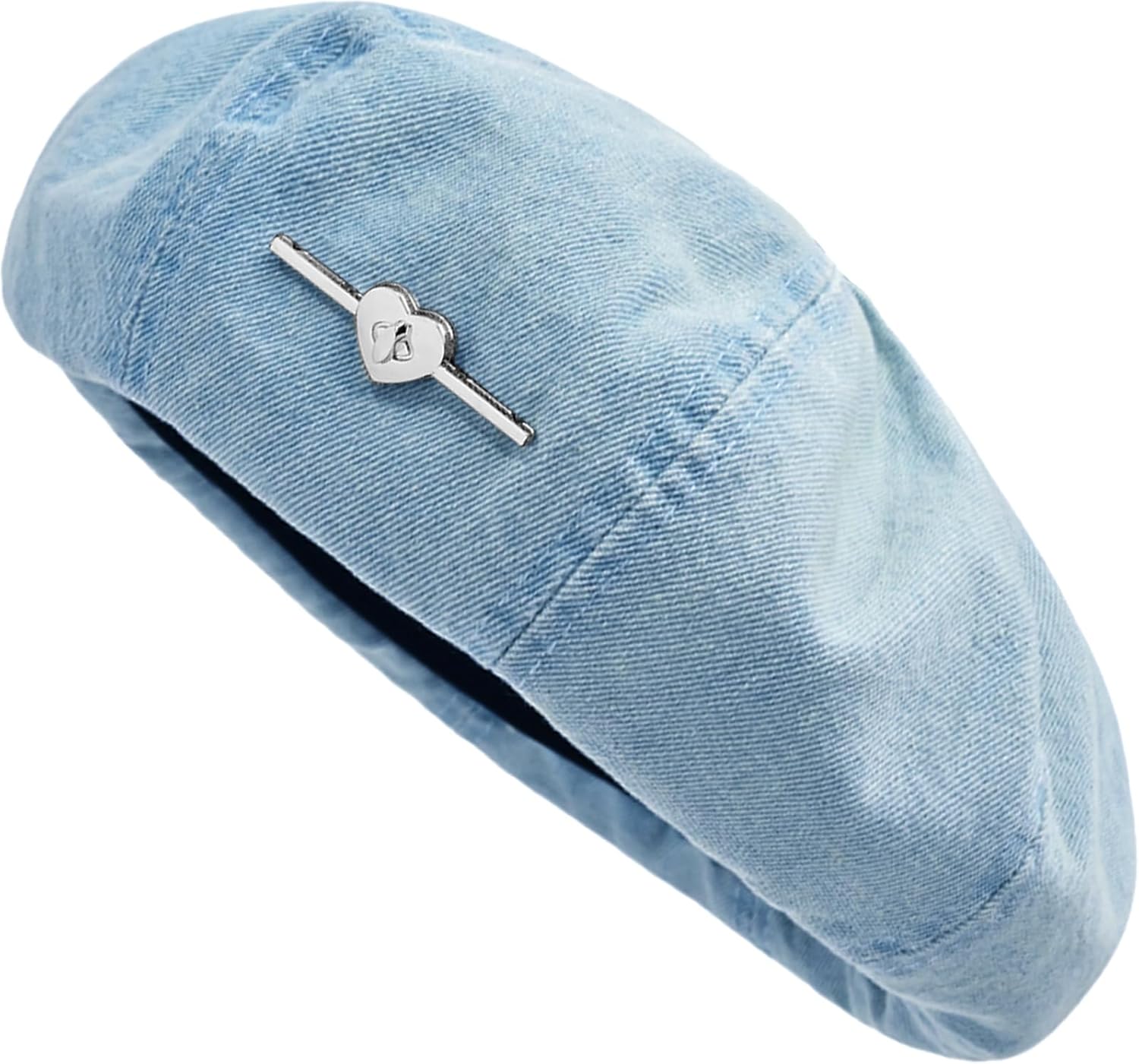 Denim Beret Hat Artist Cap Casual French Hat for Women