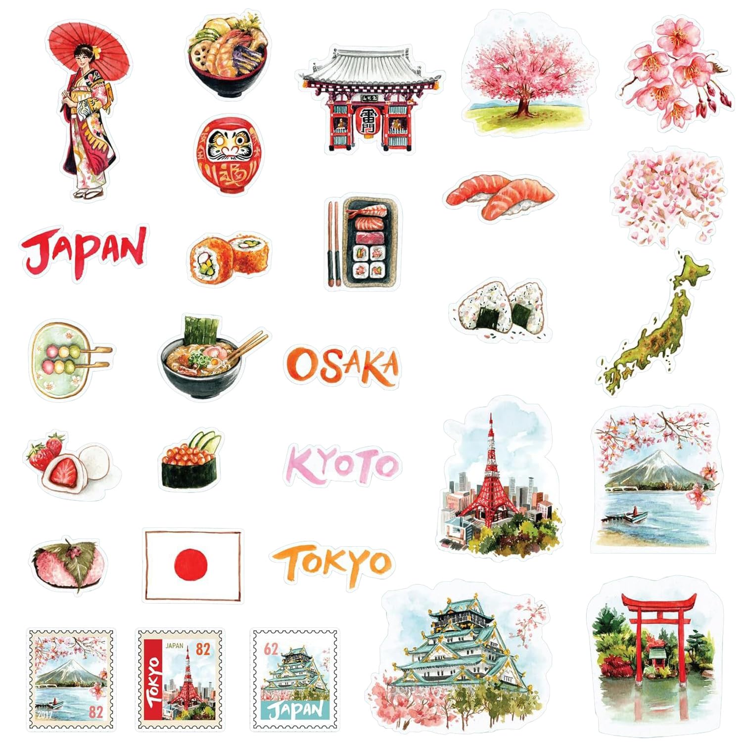 Vehyegoi Multicolor 29 Daily Newspaper Graffiti Stickers, Creative Travel Stickers, Diy Case Water Cup Decoration Stickers, Scrapbook Sticker Decoration