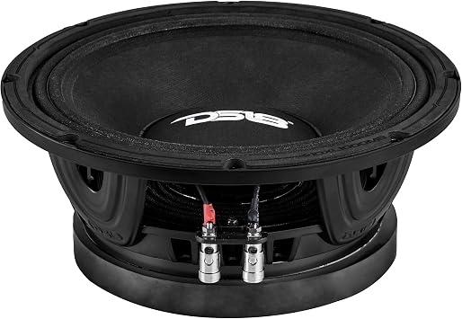 DS18 10XL1000MB PRO XL 10 Mid-Bass Loudspeaker 500 Watts RMS, 1000 Watts Max Power, 99.5dB, High-Performance Speaker, Premium Quality Audio Great for Pro Car Audio (4-Ohm)