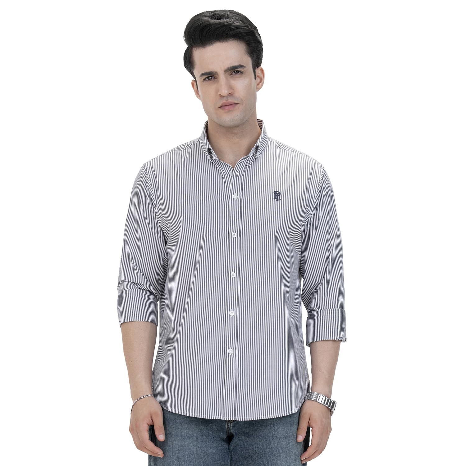 Red Tape Men's Dark Grey Shirt - Image 1
