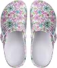 Women’s Garden Clogs EVA Slip On Comfort Shoes – Cute Printed Waterproof Mules for Nurses, Home, Outdoor, Kitchen, Work – Lightweight Non-Slip Foam Clogs
