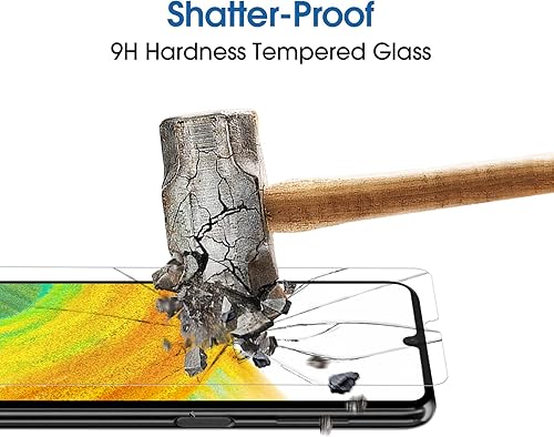 Miniatura 5 de amFilm Paquete de 3 protectores de pantalla de vidrio templado compatibles con Samsung Galaxy A33 5GA32 4GA22 4G con kit de fácil instalación,