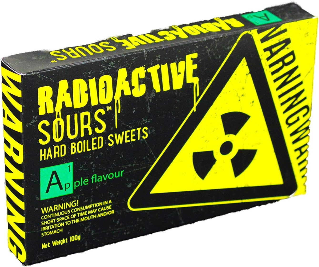 TTK The Treat Kitchen Radioactive Sours Theatre Box, Apple, 140 g, Pack of 3