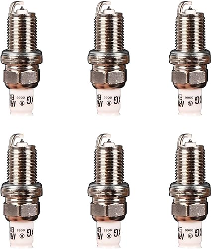 QCARENGYX 6 bujías de iridio para E46 E39 E66 12120037607 A0145A0021