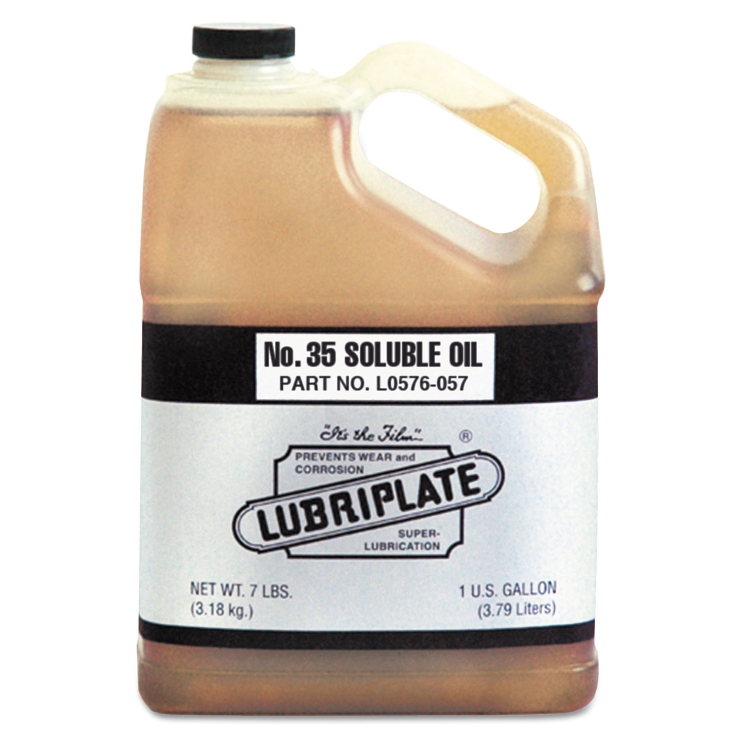 Lubriplate L0576-057 No. 35 Soluble Oils, 1 gal Bottle, 4/Carton, Brown