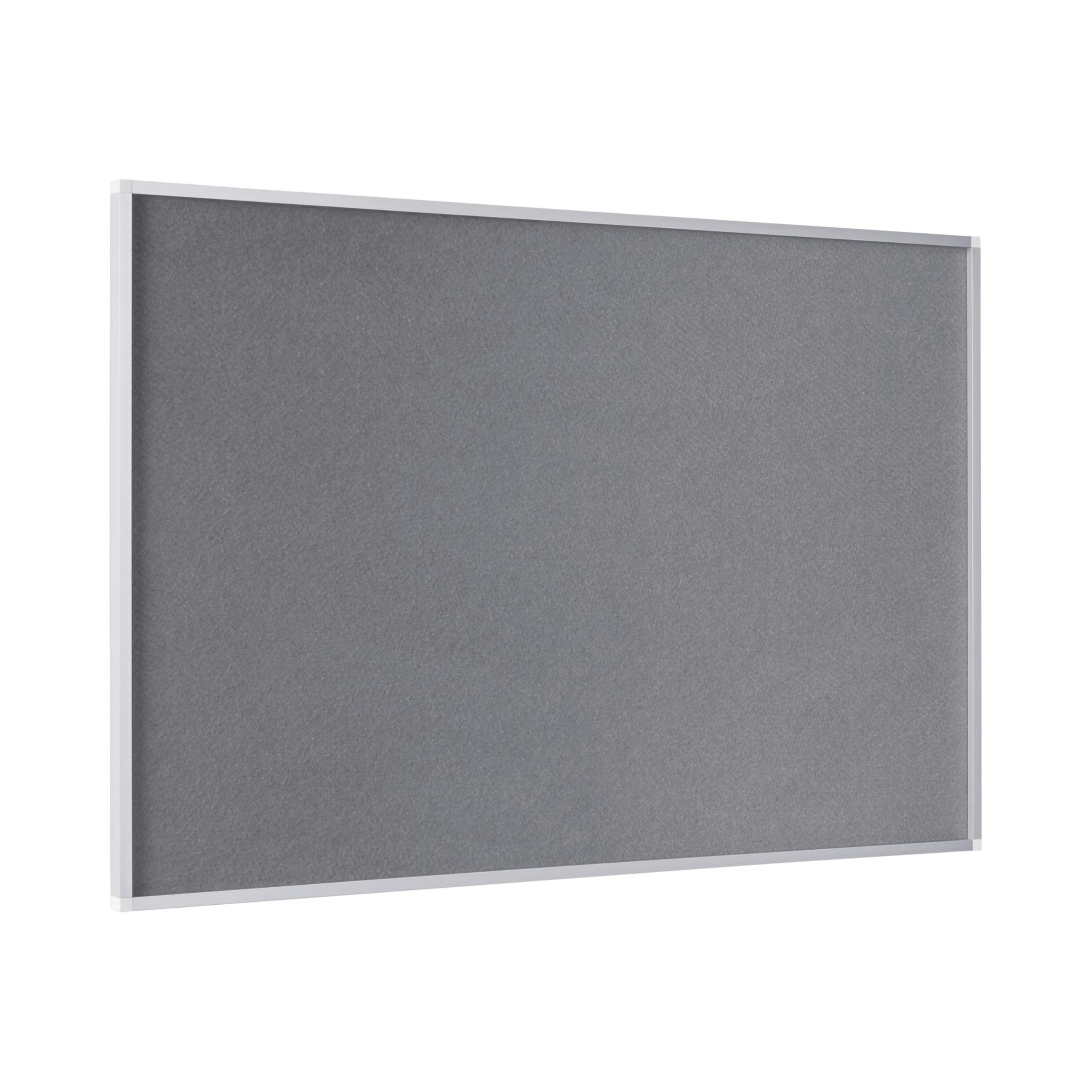 Bi-Office Filztafel New Generation, Pinnwand mit Aluminiumrahmen, 120 x 90 cm, Grau