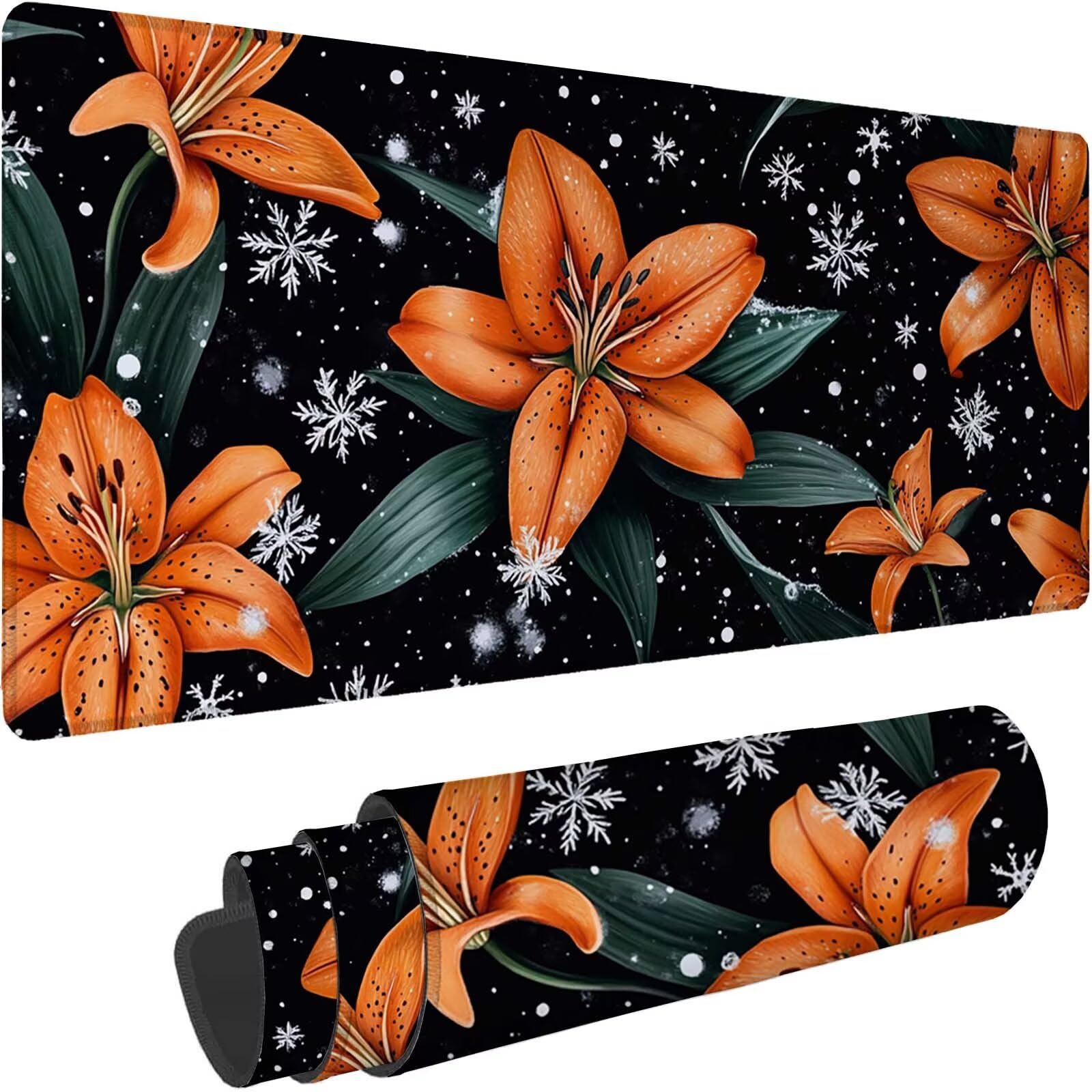 Tappetino Mouse 900x450mm | Superficie Ultra-Liscia | Fiori 0-z356