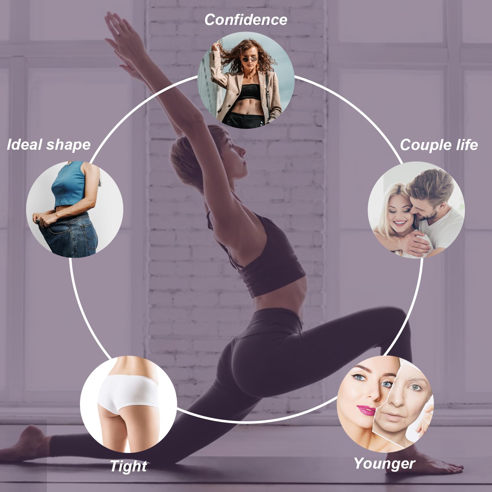 Pedana di equilibrio per yoga, pedana di allenamento fness