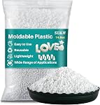 Sukh 10.9oz Moldable Plastic Pellets - Thermoplastic Beads Polymorph Plastic Meltable Plastic Reusable Thermal Beads for Crafts,DIY,Cosplay,Temporarily Repair,Modeling,Halloween Vampire Teeth Fangs
