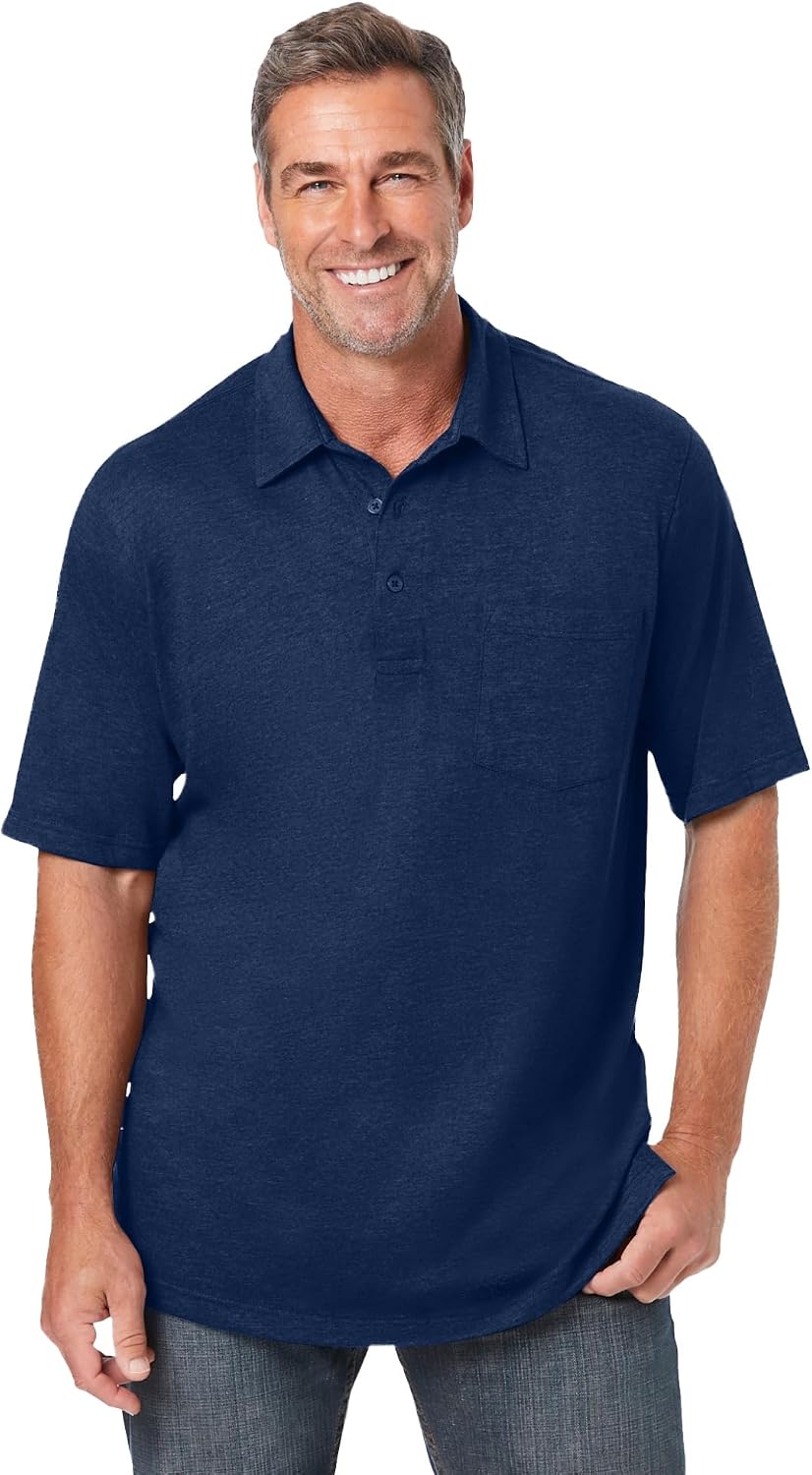 KingSize Men's Big & Tall Tall Ultra-Lightweight Polo