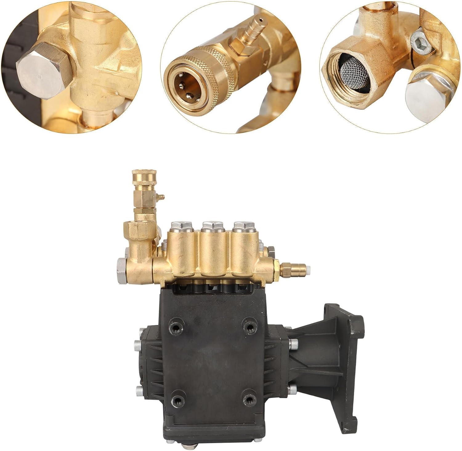 kimllier 1 Inch Shaft Washer Pump, 4.0GPM, Pressure Washer Pump 3000PSI