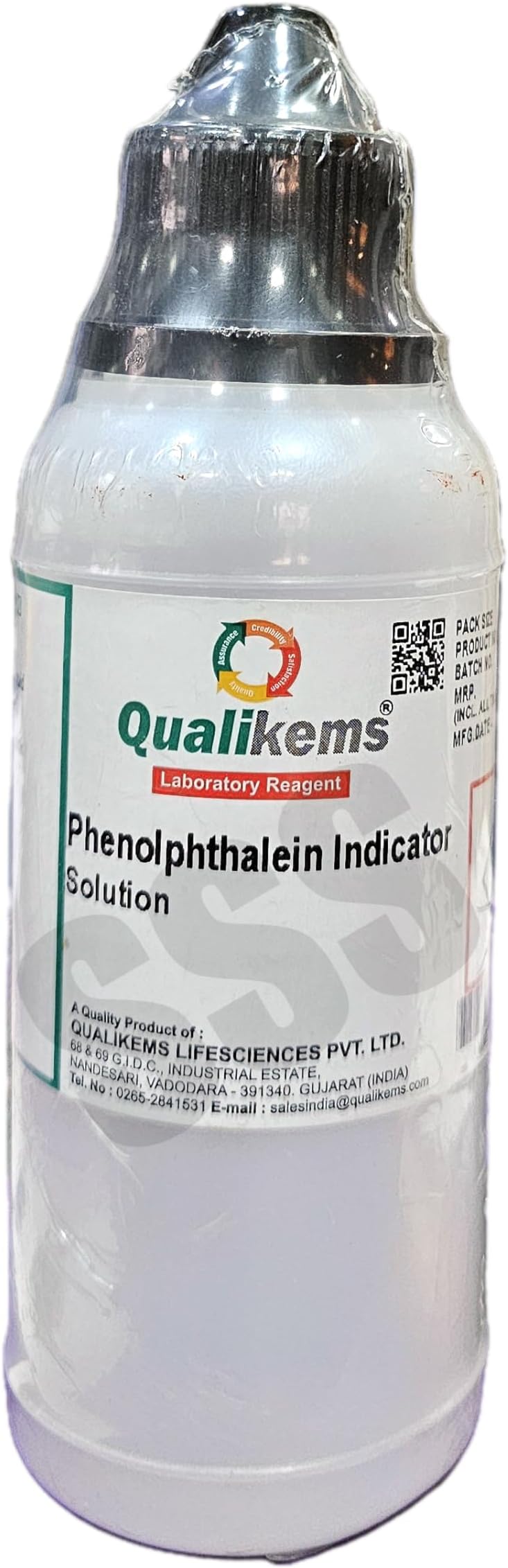 Phenolphthalein Indicator Solution, 125ml Laboratory Reagent