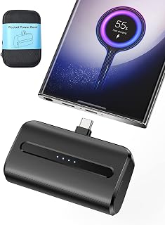 LVFAN USB C Portable Charger, 6600mAh Mini Power Bank Fast Charging, Portable Phone Charger Backup Battery for iPhone 15/15 Plus/15 Pro/15 Pro Max, Samsung S22/23 Series, Android Device, and More