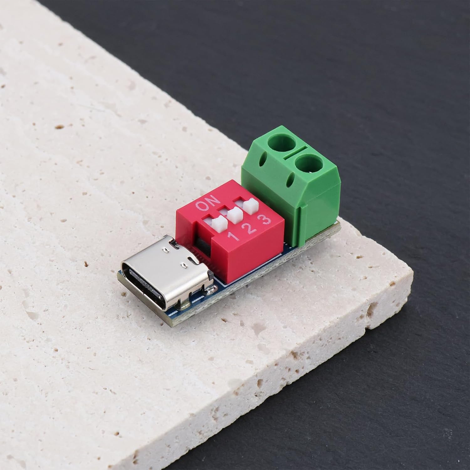 OTOTEC 3個 Type-C PD高速充電デコイトリガーモジュール 5-20V 5A デュアルターミナル 調節可能な電圧 PD2