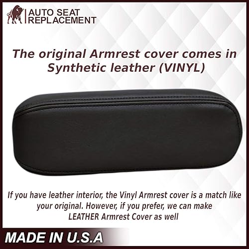Miniatura 44 de Funda de asiento de cuero sintético Lariat de repuesto para Ford F250 F350 Lariat 2003, 2004, 2005, 2006, 2007