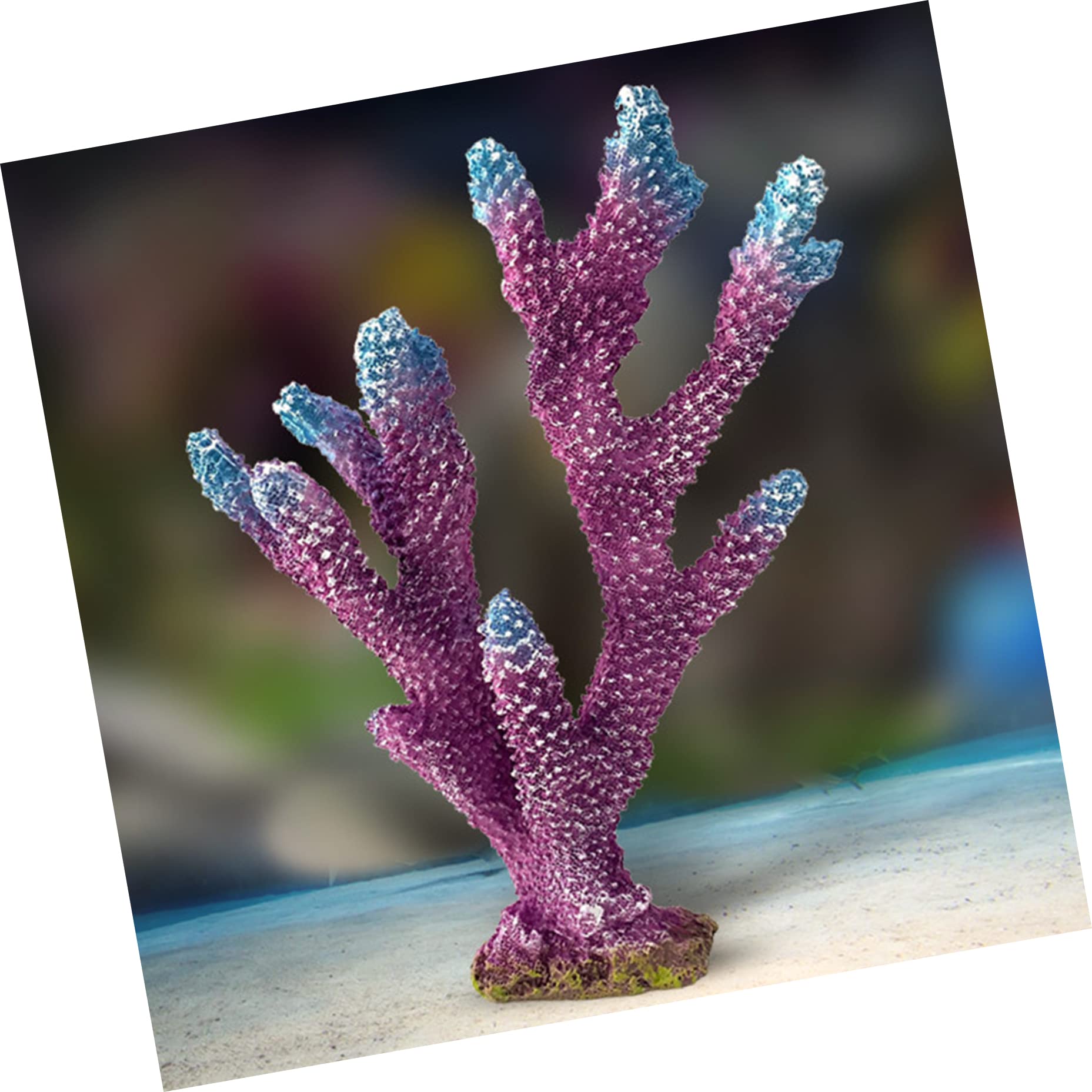 Mipcase Adornos De Arrecife De Coral Falsos para Pecera Decoración para Acuario De Planta De Resina Artificial Imitación De Planta para Acuario Adorno De Roca para Decoración Decorativa
