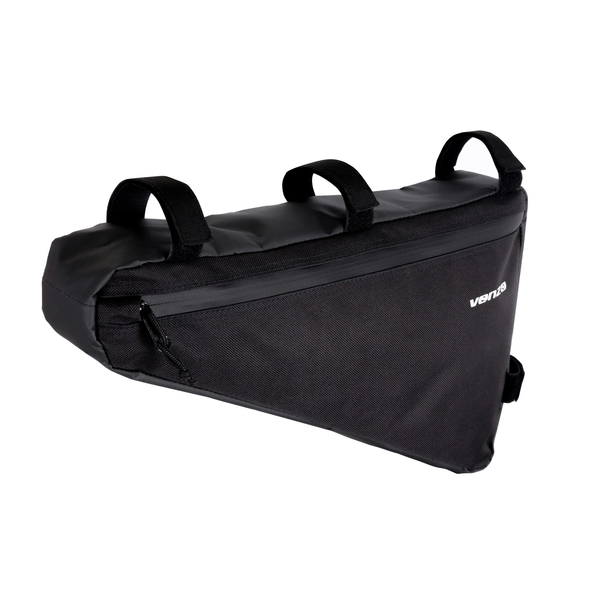 VenzoRoad Mountain Bike Bicycle 2.5L 210D Waterproof Polyester Under Frame Top Tube Front Storage Triangle Pouch Bike Touring Packing Bags