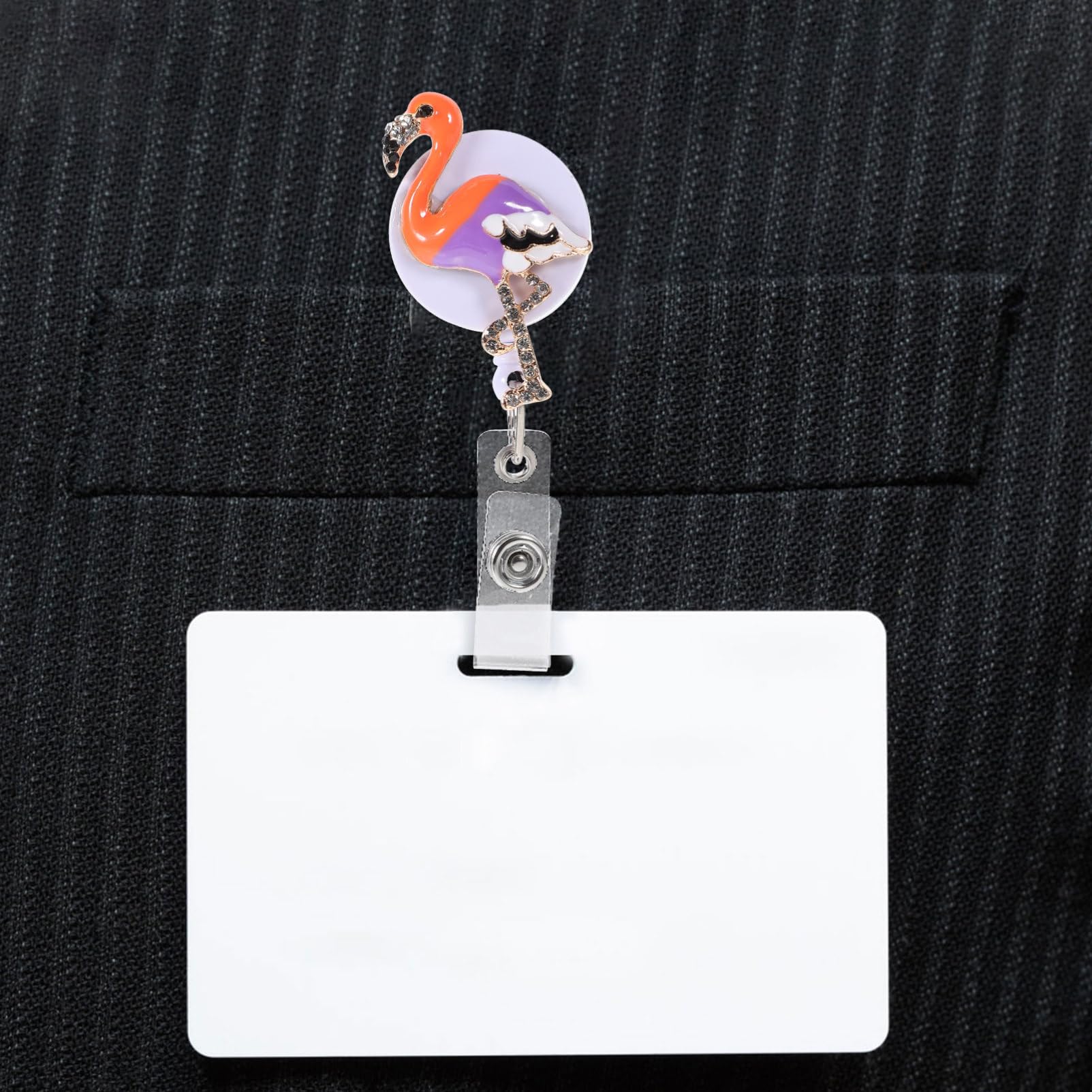 Tofficu 4 Ensembles Boucle Facile Pour Animaux Bureautique Accessoires Badge Prenom Agrafe Longes Pour Badges D'identification Clip Pour Badge Rotatif Porte-badge Manteau 3 Pièces * 4