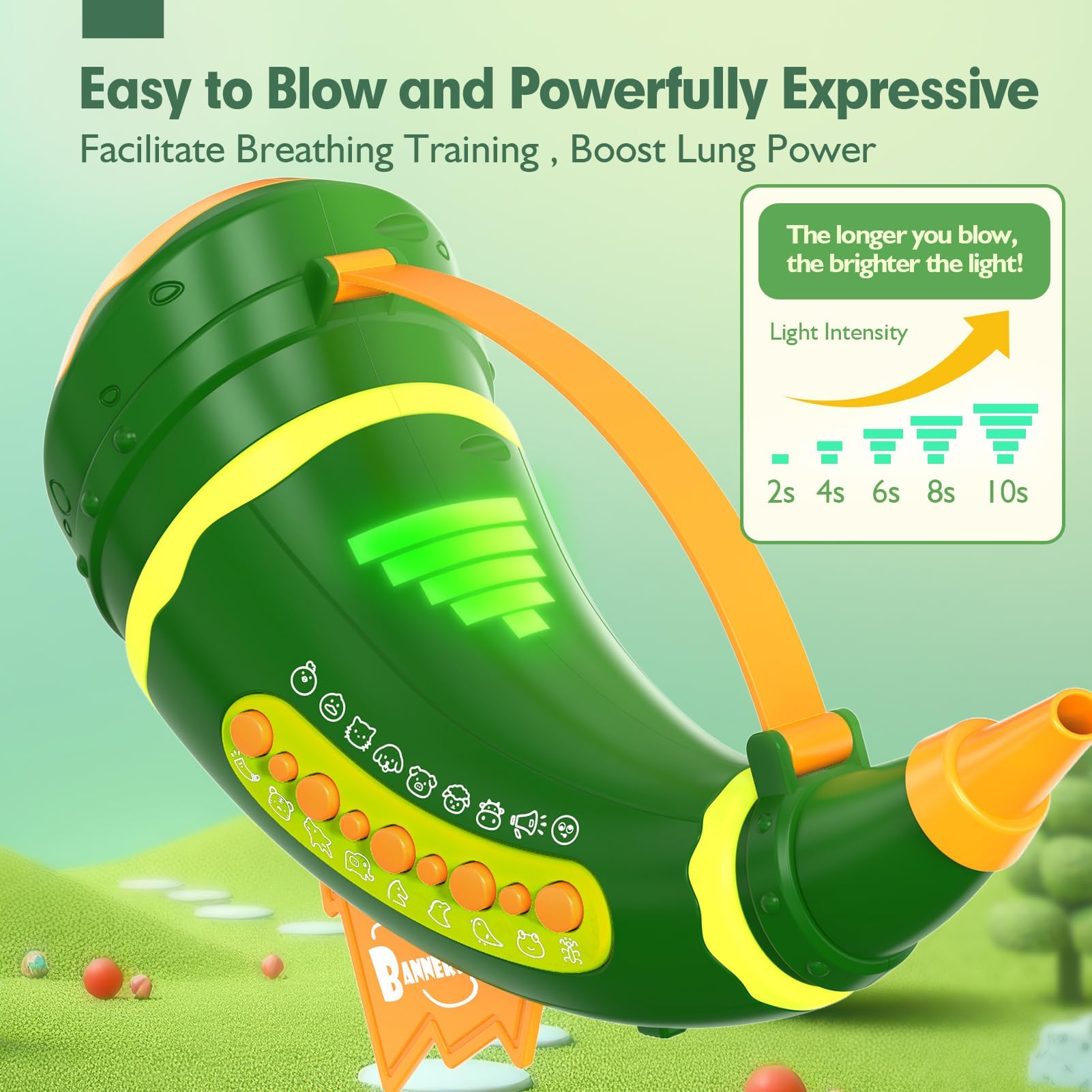 hahaland Animal Caller Toys with 30 Realistic Forest & Farm Animal Sounds Toys Toddlers 3-5, Loud Toys Annoying Kids Easter Gifts, Backyard Outdoor Fun Hunting Toys Kids Nature Exploration Ages 3-8