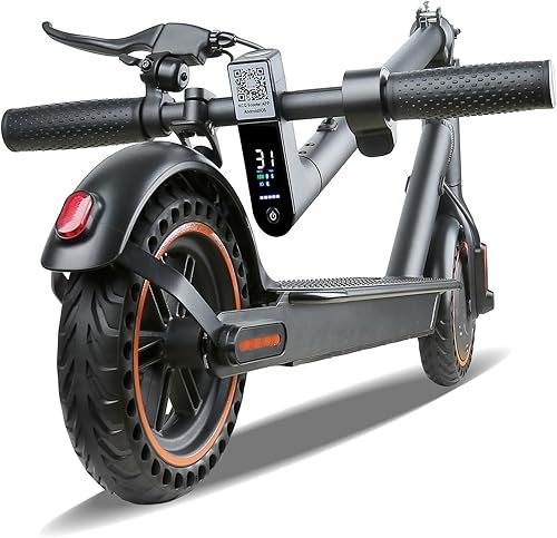 Electric Scooter, 500W Motor, Up to 17-20MPH &19-21 Miles, Commuter Escooter, Foldable E-Scooter for Adults with APP and Dual Braking System