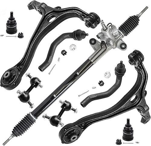 Miniatura 199 de Detroit Axle - Kit de suspensión delantera de 8 piezas para Toyota Sienna 2004-2010, brazos de control inferiores con rótulas interiores exteriores