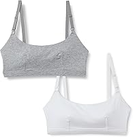 Amazon Essentials Women's Cotton Jersey Comfort Nursing Bra - Wirefree, Clip-Down, Breathable Support for Nursing Moms