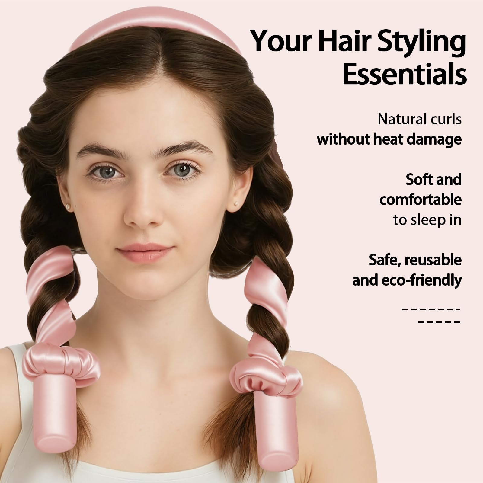Heatless Curlers Set, VivaSmile Heatless Hair Curler to Sleep in - Image 3