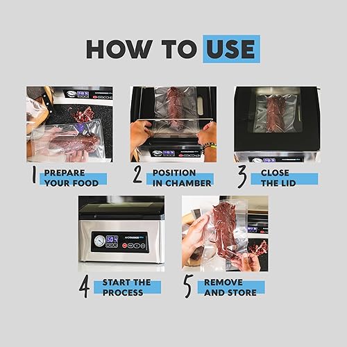 Miniatura 7 de Avid Armor - Cámara de sellado al vacío modelo USV32 Ultra Series, perfecto para alimentos ricos en líquidos incluyendo carnes frescas, adobos