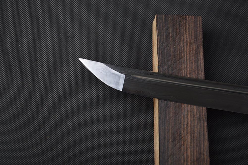 Folded Steel Samurai Wakizashi Sword 29 inch Shinogidukuri Without Handle saya
