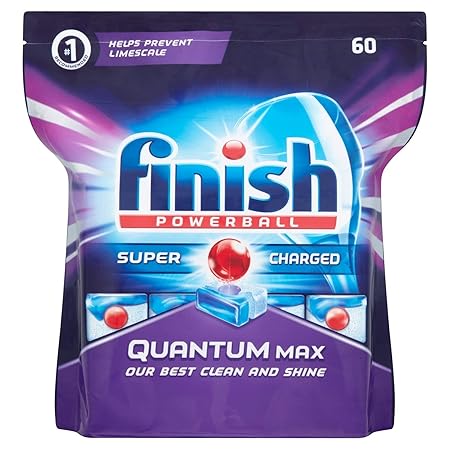 Finish Quantum Dishwasher Tablet, Regular 60's - Pack of 2
