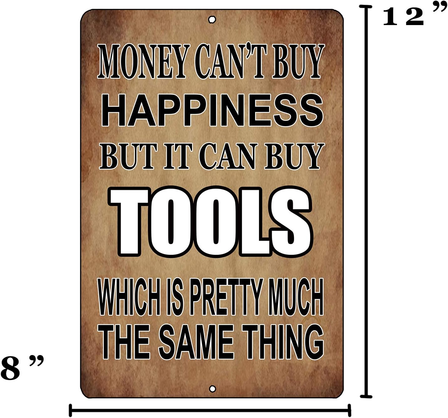 Rogue River Tactical Funny Mechanic Shop Metal Tin Sign Bundle Wall Decor Gift Set Man Cave Bar Money Happiness Tools Dont Touch Sign Combo image 5